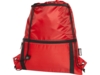Изолированная сумка со шнурком Adventure из переработанных материалов (красный)  (Изображение 1)