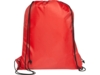 Изолированная сумка со шнурком Adventure из переработанных материалов (красный)  (Изображение 3)
