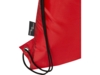 Изолированная сумка со шнурком Adventure из переработанных материалов (красный)  (Изображение 7)