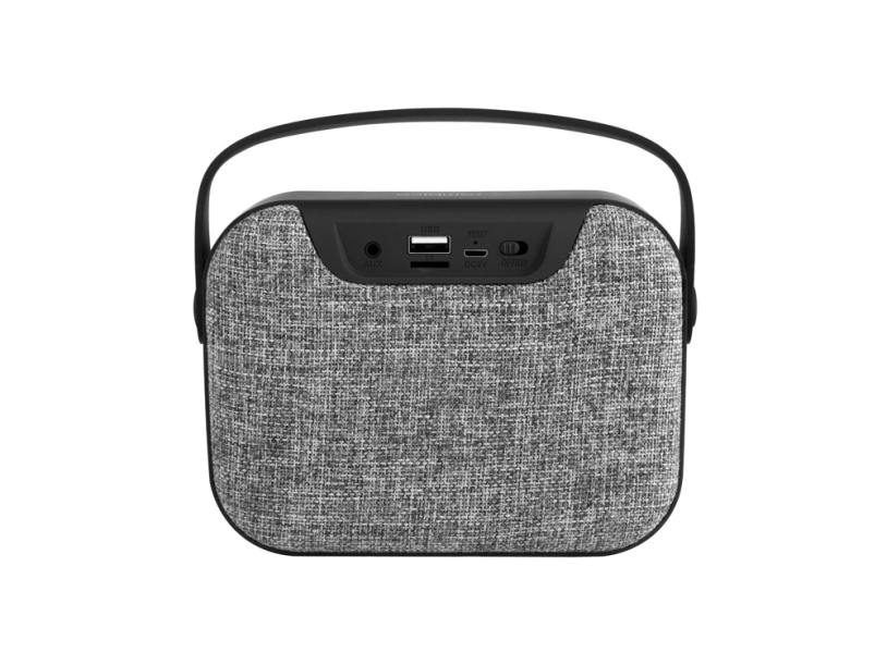 Портативная колонка Rombica Mysound Mia с логотипом, серый (Изображение 4)