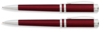 Набор FranklinCovey Freemont: шариковая ручка и карандаш 0.9мм. Цвет - красный. (Изображение 1)