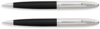 Набор FranklinCovey Lexington: шариковая ручка и карандаш 0.9мм. Цвет - черный + хромовый. (Изображение 1)