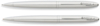 Набор FranklinCovey Lexington: шариковая ручка и карандаш 0.9мм. Цвет - хромовый. (Изображение 1)