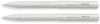 Набор FranklinCovey Greenwich: шариковая ручка и карандаш 0.9мм. Цвет - хромовый матовый. (Изображение 1)