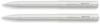 Набор FranklinCovey Greenwich: шариковая ручка и карандаш 0.9мм. Цвет - хромовый. (Изображение 1)