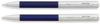 Набор FranklinCovey Greenwich: шариковая ручка и карандаш 0.9мм. Цвет - синий + хромовый. (Изображение 1)
