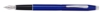 Перьевая ручка Cross Classic Century Translucent Blue Lacquer, цвет ярко-синий, перо - сталь, тонкое (Изображение 1)