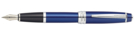 Перьевая ручка Cross Bailey. Цвет - синий, перо - нержавеющая сталь, среднее