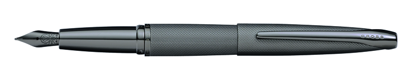 Перьевая ручка Cross ATX Titanium Grey PVD, перо F (Изображение 1)