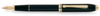 Перьевая ручка Cross Townsend. Цвет - черный. (Изображение 1)