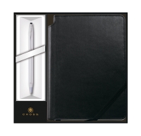 Набор: Шариковая ручка Cross Classic Century Chrome и Записная книжка Cross Journal Classic Black,A5