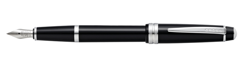 Перьевая ручка Cross Bailey Light Black, перо ультратонкое XF (Изображение 1)