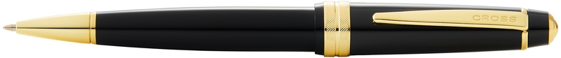 Шариковая ручка Cross Bailey Light Polished Black Resin and Gold Tone (Изображение 1)