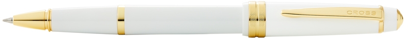 Ручка-роллер Cross Bailey Light Polished White Resin and Gold Tone (Изображение 1)