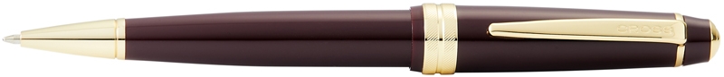 Шариковая ручка Cross Bailey Light Polished Burgundy Resin and Gold Tone (Изображение 1)