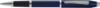 Ручка-роллер Cross Century II Blue lacquer, синий лак с отделкой родием (Изображение 1)