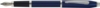 Перьевая ручка Cross Century II Blue lacquer, синий лак с отделкой родием, перо М (Изображение 1)