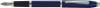 Перьевая ручка Cross Century II Blue lacquer, синий лак с отделкой родием, перо М (Изображение 1)