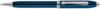 Шариковая ручка Cross Townsend, тонкий корпус. Цвет - синий. (Изображение 1)