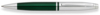 Шариковая ручка Cross Calais. Цвет - зеленый + серебристый. (Изображение 1)