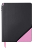 Записная книжка Cross Jot Zone, A4, 160 стр, ручка в комплекте. Цвет - черно-розовый (Изображение 1)