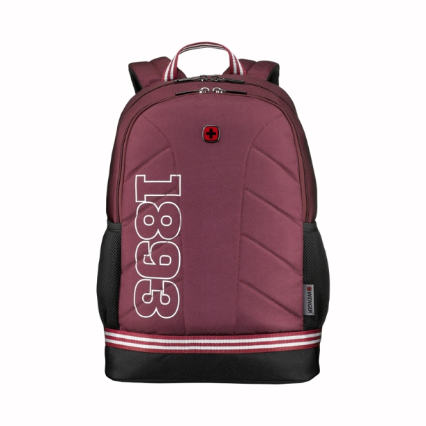 Рюкзак WENGER Collegiate Quadma 16”, красный, 100% полиэстер, 33х17х43 см, 22 л (Изображение 1)