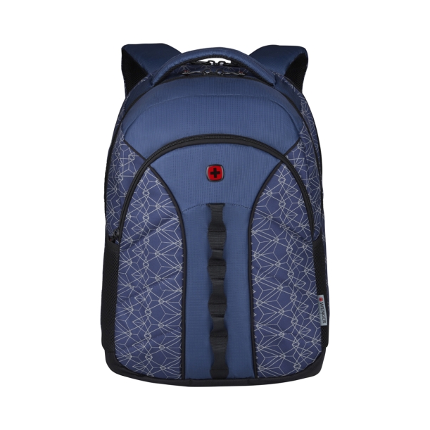 Рюкзак WENGER Sun 16'', синий со светоотражающим принтом, полиэстер, 35x27x47 см, 27 л (Изображение 1)