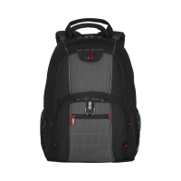 Рюкзак WENGER Pillar 16'', черный/серый, полиэстер, 38 x 25 x 48 см, 25 л