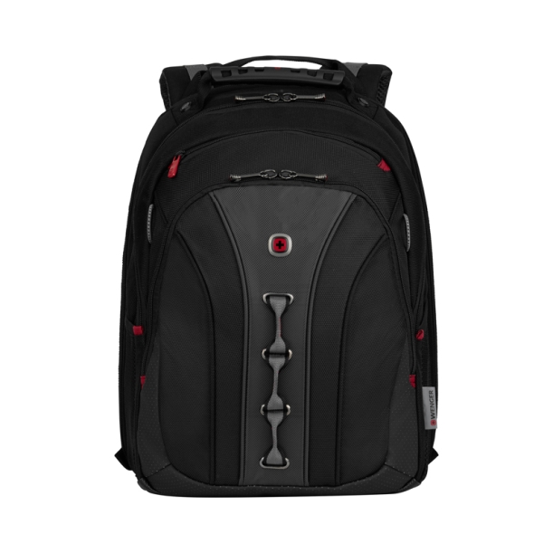 Рюкзак WENGER Legacy 16'', черный/серый, полиэстер/ПВХ, 35 x 25 x 45 см, 21 л (Изображение 1)