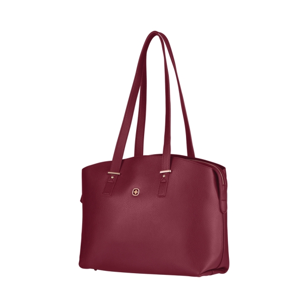 Сумка женская WENGER RosaElli с карманом для ноутбука 14", красная, полиэстер, 37 x29x19 см (Изображение 1)