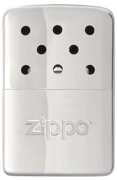 Каталитическая грелка ZIPPO, с покрытием High Polish Chrome, серебристая, на 6 ч, 51x15x74 мм (Изображение 1)