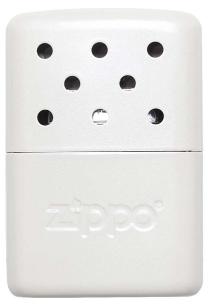 Каталитическая грелка ZIPPO, алюминий с покрытием Pearl, белая, матовая, на 6 ч, 51x15x74 мм (Изображение 1)