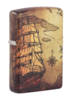 Зажигалка Zippo Pirate Ship с покрытием White Matte, латунь/сталь, белая, матовая, 38x13x57 мм (Изображение 1)