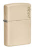 Зажигалка ZIPPO Classic с покрытием Flat Sand, латунь/сталь, бежевая, глянцевая, 38x13x57 мм (Изображение 1)