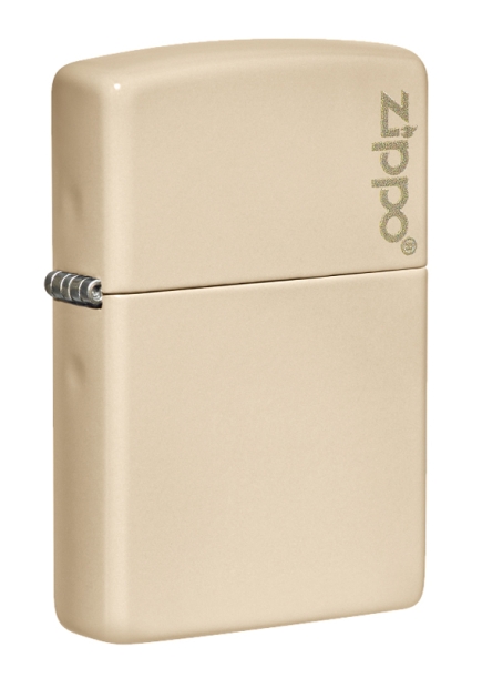 Зажигалка ZIPPO Classic с покрытием Flat Sand, латунь/сталь, бежевая, глянцевая, 38x13x57 мм (Изображение 1)