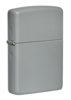 Зажигалка ZIPPO Classic с покрытием Flat Grey, латунь/сталь, серая, глянцевая, 38x13x57 мм (Изображение 1)