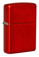 Зажигалка ZIPPO Classic с покрытием Metallic Red, латунь/сталь, красная, матовая, 38x13x57 мм