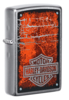 Зажигалка ZIPPO Harley-Davidson® с покрытием Street Chrome™, латунь/сталь, серебристая, 38x13x57 мм (Изображение 1)
