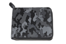 Кошелёк ZIPPO, серо-чёрный камуфляж, натуральная кожа, 12×2×10,5 см