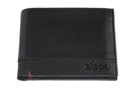 Портмоне ZIPPO с защитой от сканирования RFID, чёрное, натуральная кожа, 11,5×2×9,5 см