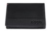 Держатель для карт ZIPPO с защитой от сканирования RFID, чёрная, натуральная кожа, 10,5×1,5×7,5 см (Изображение 1)