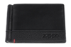 Зажим для денег ZIPPO с защитой от сканирования RFID, чёрный, натуральная кожа, 11x1x8,2 см (Изображение 1)