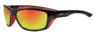 Солнцезащитные очки ZIPPO спортивные, унисекс, чёрные, оправа из поликарбоната (Изображение 1)