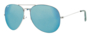 Очки солнцезащитные ZIPPO, унисекс, серебристые, оправа из меди (Изображение 1)
