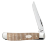 Нож перочинный ZIPPO Natural Curly Maple Wood Mini Trapper, 89 мм, бежевый + ЗАЖИГАЛКА ZIPPO 207 (Изображение 1)
