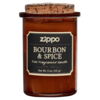 Ароматизированная свеча ZIPPO Bourbon & Spice, воск/хлопок/кора древесины/стекло, 70x100 мм (Изображение 1)