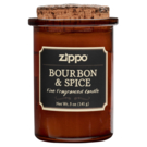 Ароматизированная свеча ZIPPO Bourbon &amp;amp; Spice, воск/хлопок/кора древесины/стекло, 70x100 мм