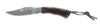 Нож складной Stinger, 92 мм, (серебристый), материал рукояти: сталь/дерево (серебристо-коричневый) (Изображение 1)
