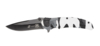 Нож складной Stinger, 84 мм, (чёрный), материал рукояти: алюминий (чёрно-белый камуфляж) (Изображение 1)