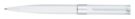 Ручка шариковая Pierre Cardin GAMME Classic. Цвет - белый. Упаковка Е